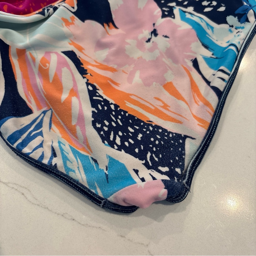 ATHLETA GIRL Paradise Splash Floral Pattern Bikini Set Size Large, 12 - Picture 3 of 3